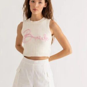 NWT Bride Gift Cropped Sweater Le Lis Collection Small